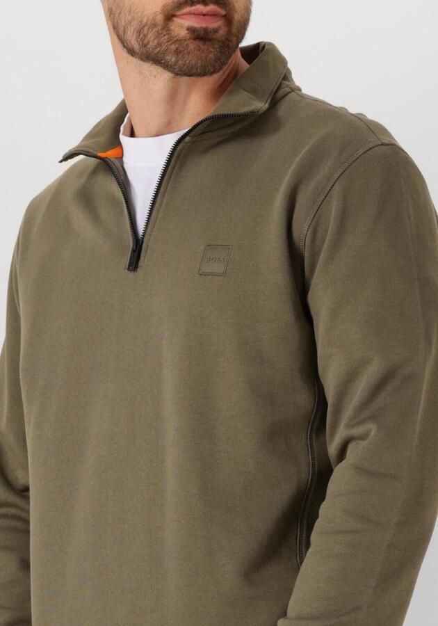 BOSS ORANGE Heren Truien & Vesten Zetrust Olijf - Foto 2
