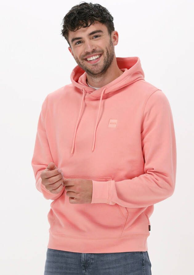 Hugo Boss Wetalk Sweatshirt Zalmroze Pink Heren