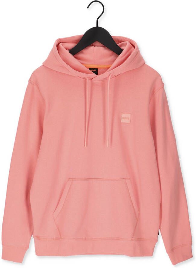 Hugo Boss Wetalk Sweatshirt Zalmroze Pink Heren