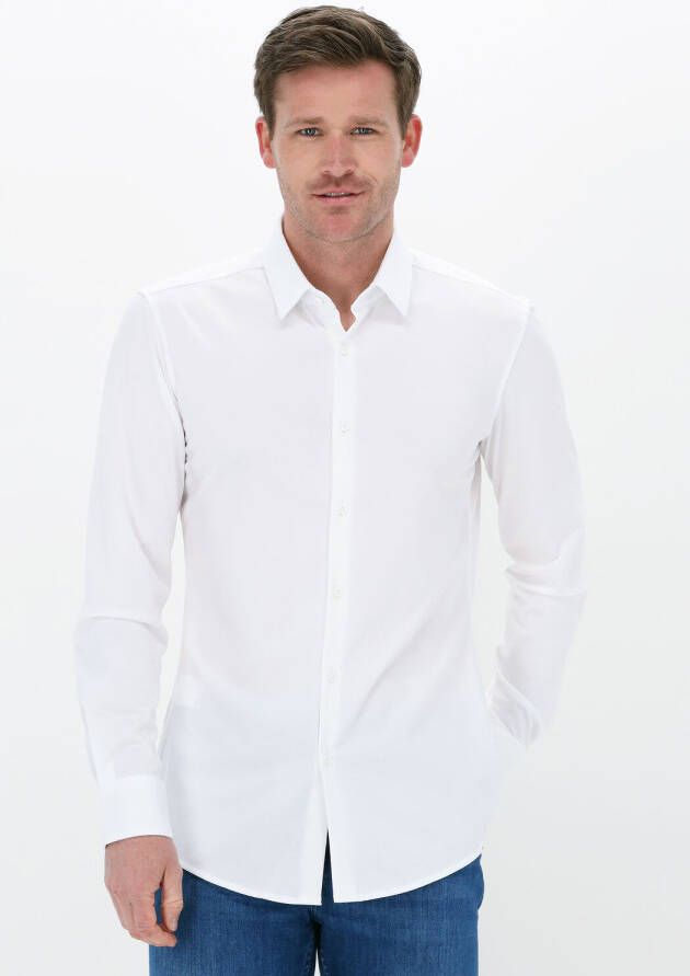 BOSS BLACK Heren Overhemden P-hank-s-kent-c1-222 Wit