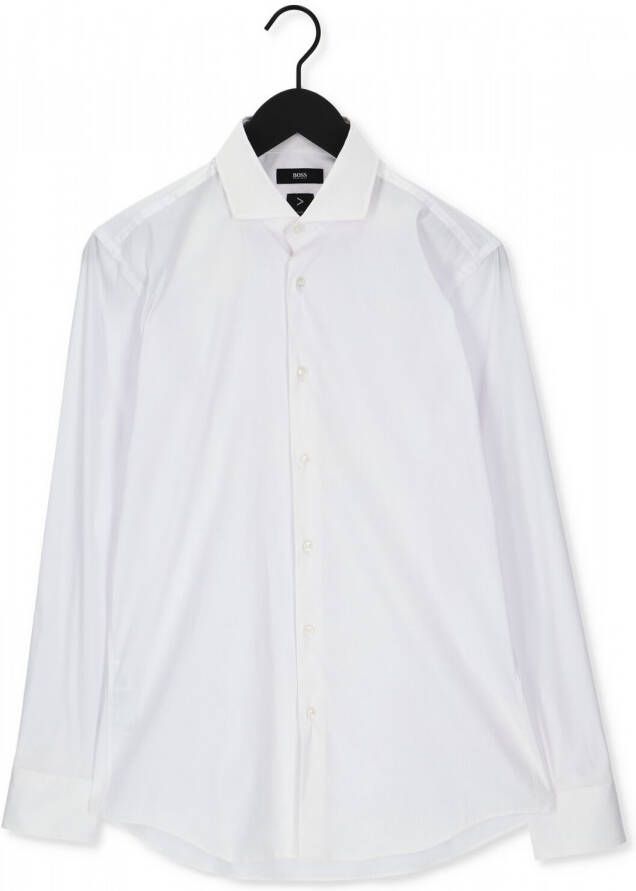 Witte Boss Klassiek Overhemd P hank spread 214 10151300 01