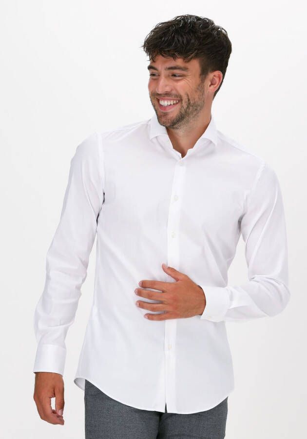 Boss Witte Klassiek Overhemd P-hank-spread-214 10151300 01