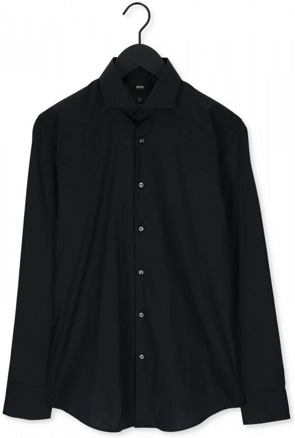 BOSS BLACK Heren Overhemden P-hank-spread-214 10151300 01 Zwart