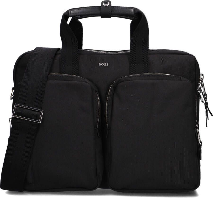 Hugo Boss Highway Doc Case Laptoptas Black Heren