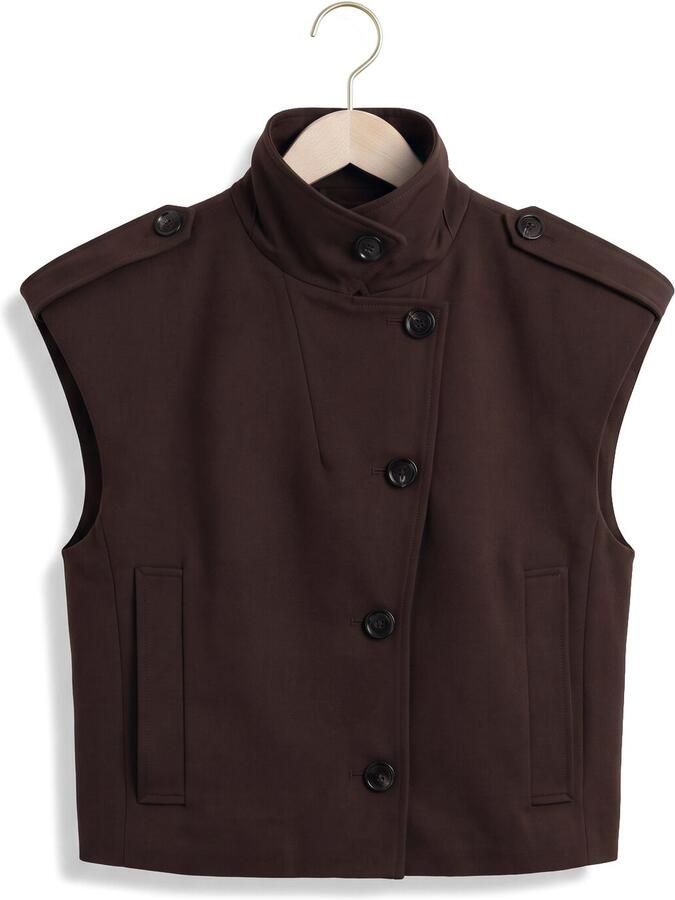 BRUUNS BAZAAR Dames Blazers Rubysusbblita Waistcoat Bruin - Foto 2