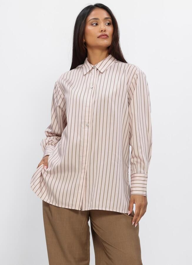 BRUUNS BAZAAR Dames Blouses Arengabbyina Shirt Lichtroze