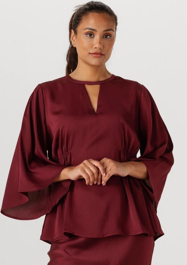BRUUNS BAZAAR Dames Blouses Bbvenila Blouse Bordeaux - Foto 4