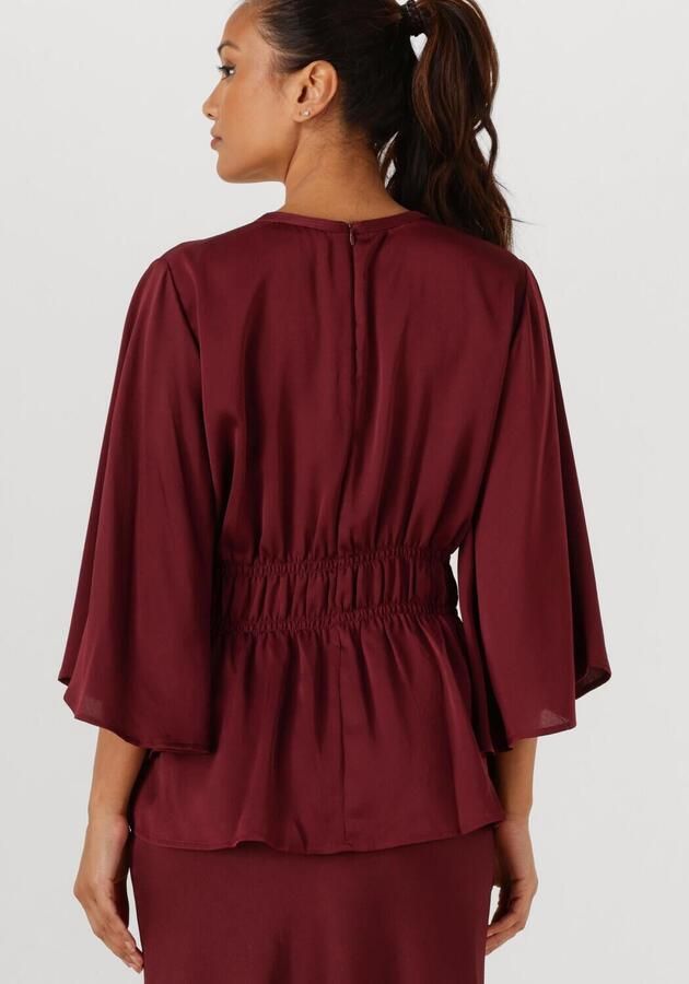 BRUUNS BAZAAR Dames Blouses Bbvenila Blouse Bordeaux - Foto 2