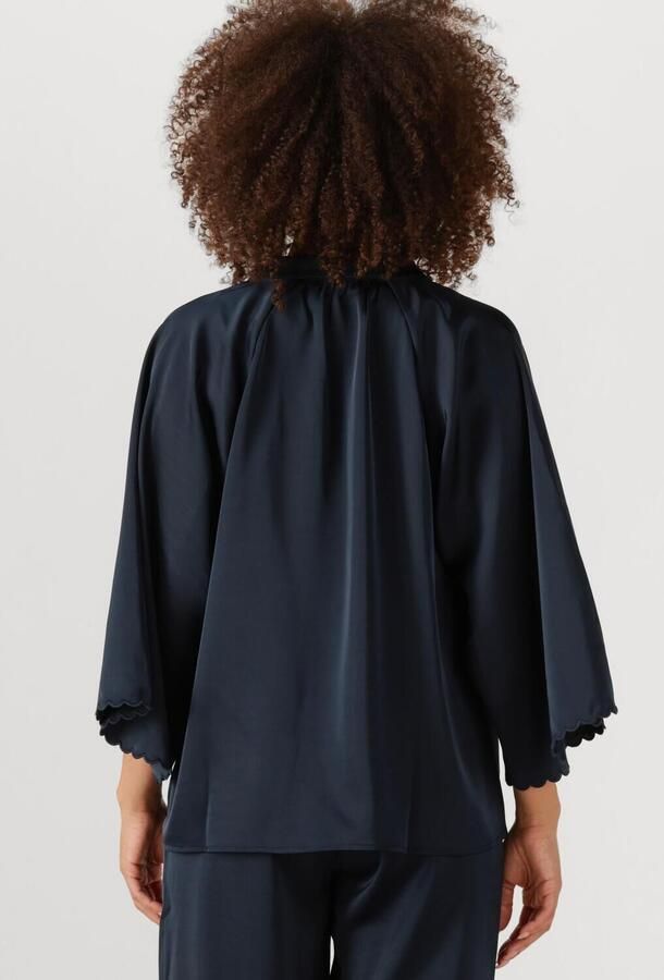BRUUNS BAZAAR Dames Blouses Bbwinny Blouse Donkerblauw - Foto 3