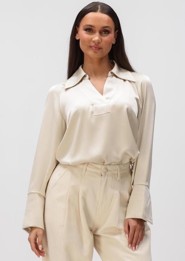 BRUUNS BAZAAR Dames Blouses Beckiabbkassindra Blouse Creme