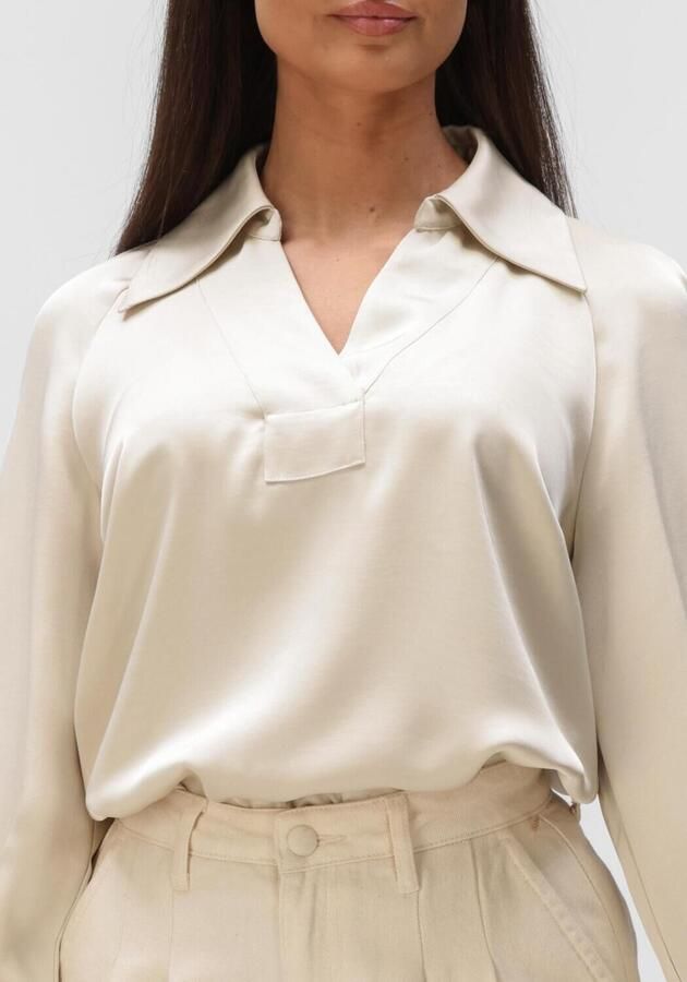 BRUUNS BAZAAR Dames Blouses Beckiabbkassindra Blouse Creme - Foto 3