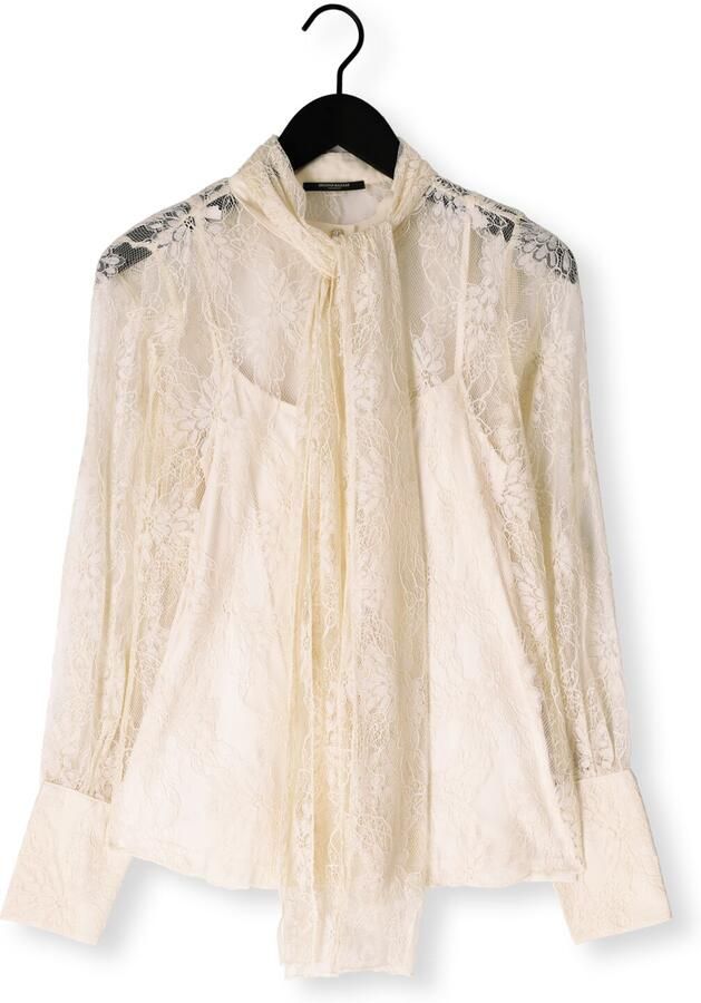 BRUUNS BAZAAR Dames Blouses Buglebbomassa Blouse Creme - Foto 4