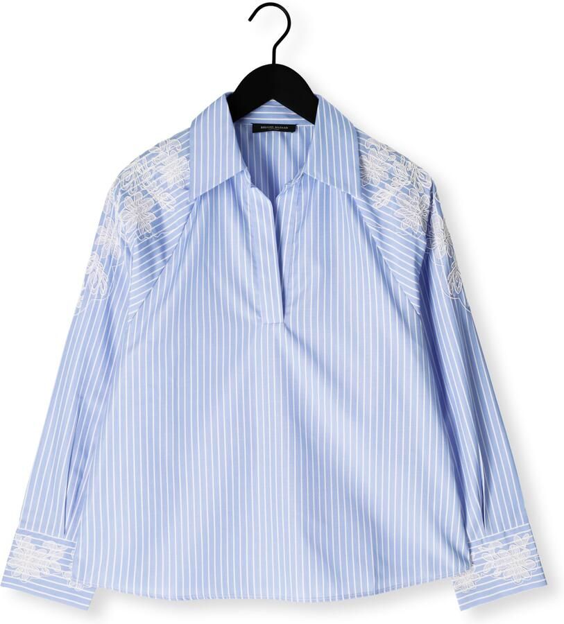 BRUUNS BAZAAR Dames Blouses Mesquitebbkaloe Blouse Lichtblauw - Foto 2