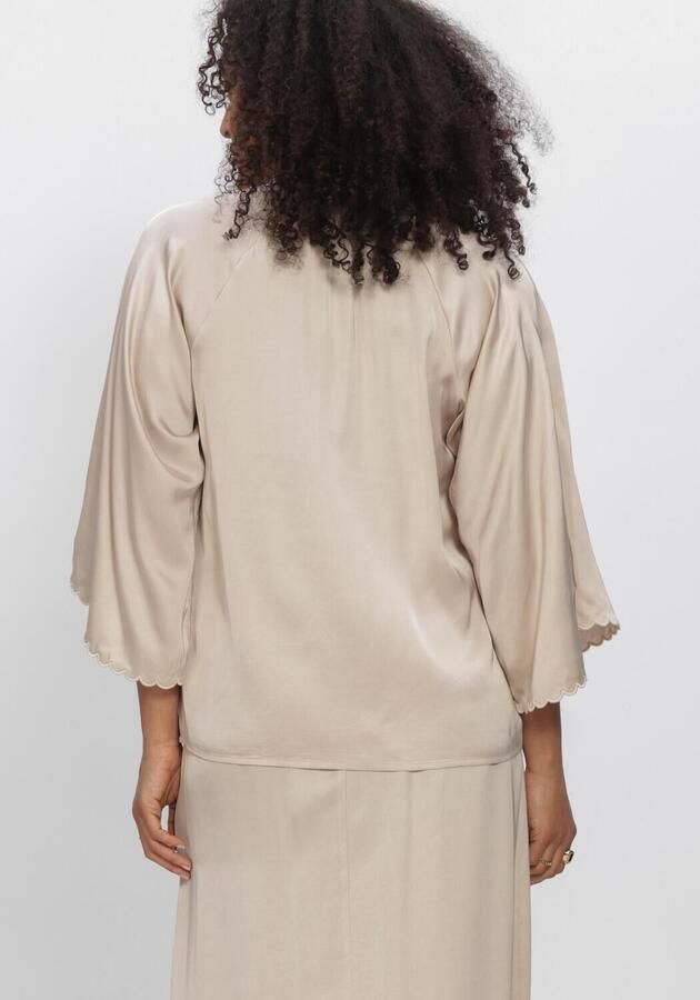 BRUUNS BAZAAR Dames Blouses Weckiabbwinny Blouse Beige - Foto 4