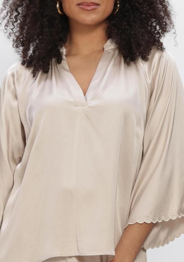 BRUUNS BAZAAR Dames Blouses Weckiabbwinny Blouse Beige - Foto 3