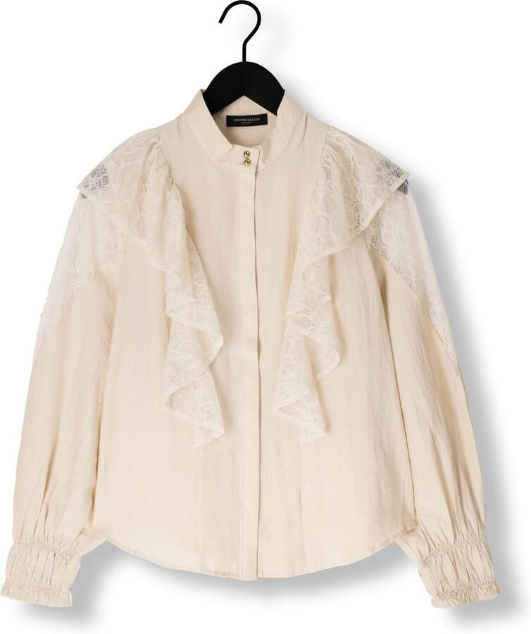 BRUUNS BAZAAR Dames Blouses Yona Shirt Beige