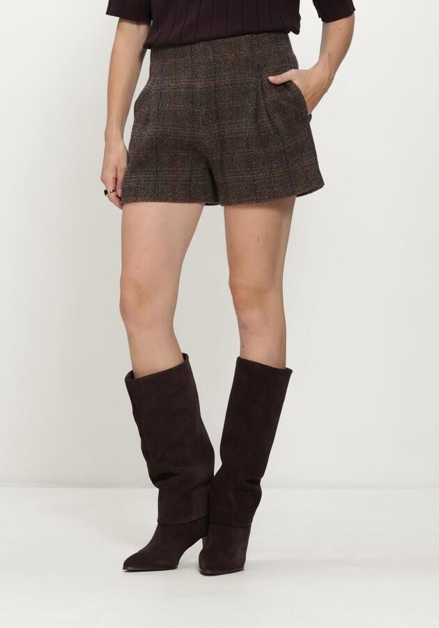 BRUUNS BAZAAR Dames Broeken Aroniabbnadino Shorts Bruin