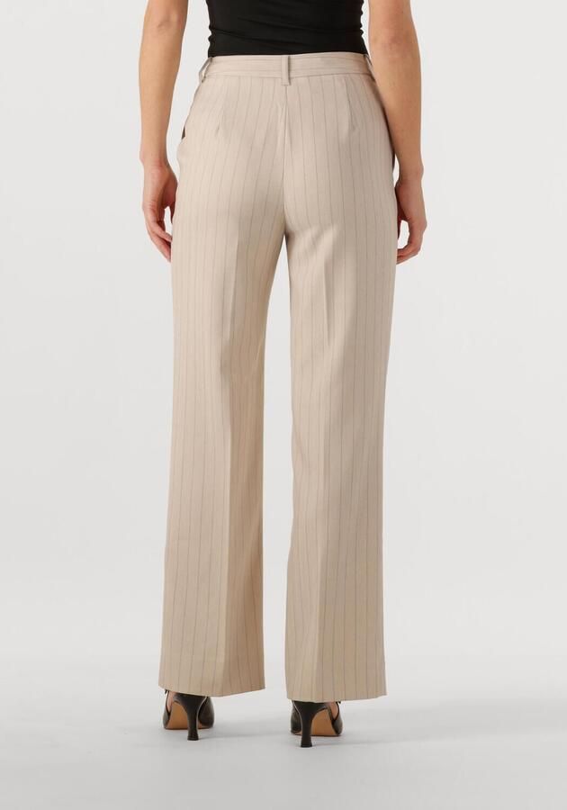 Bruuns Bazaar Elegante gestreepte Apricotbbeleza broek Beige Dames