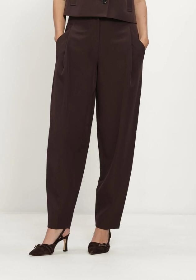 BRUUNS BAZAAR Dames Broeken Rubysusbbjonat Pants Bruin