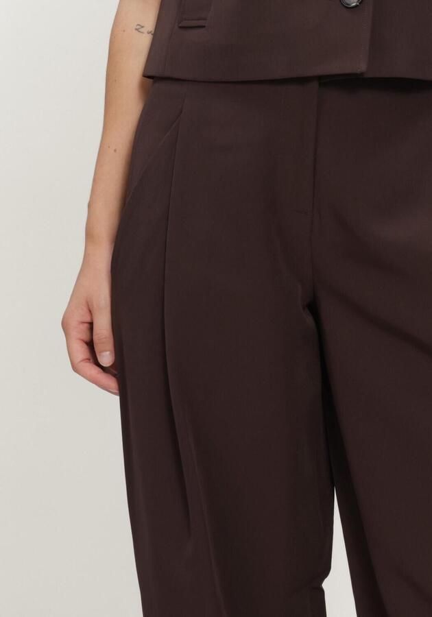 BRUUNS BAZAAR Dames Broeken Rubysusbbjonat Pants Bruin - Foto 4