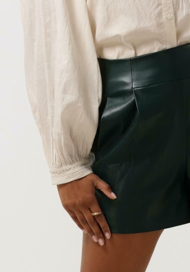 BRUUNS BAZAAR Dames Broeken Vegani Nadia Shorts Groen - Foto 3