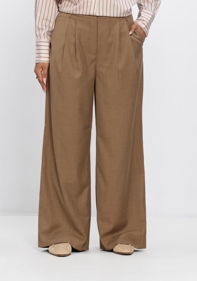 BRUUNS BAZAAR Dames Broeken Waterlilybbvala Pants Bruin