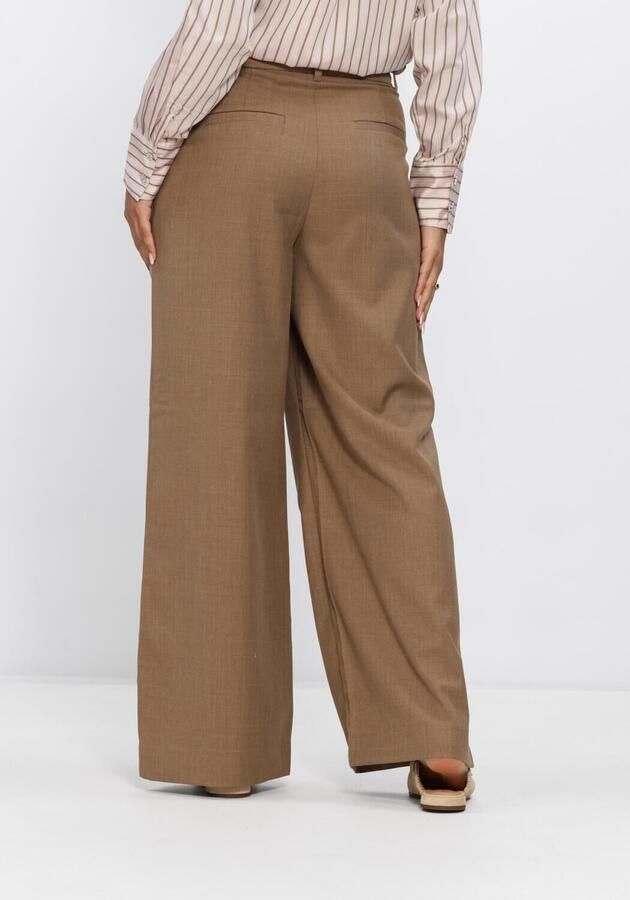 BRUUNS BAZAAR Dames Broeken Waterlilybbvala Pants Bruin - Foto 2