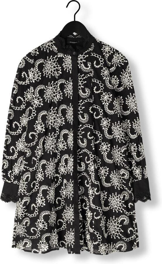 Bruuns Bazaar Elegante Zwarte Jurk met Borduurwerk Black Dames - Foto 3