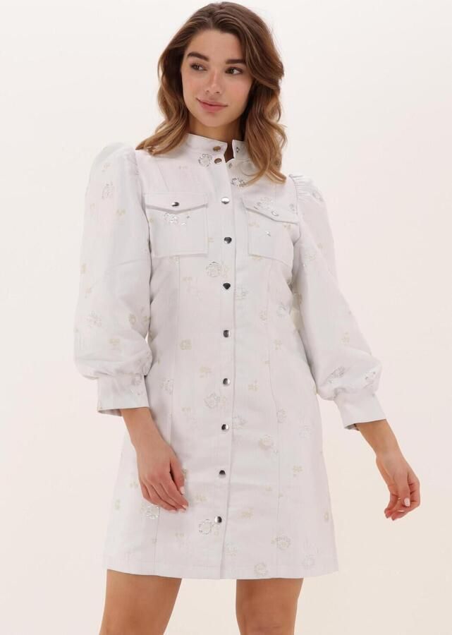 BRUUNS BAZAAR Dames Jurken Prunella Adrine Dress Creme - Foto 4