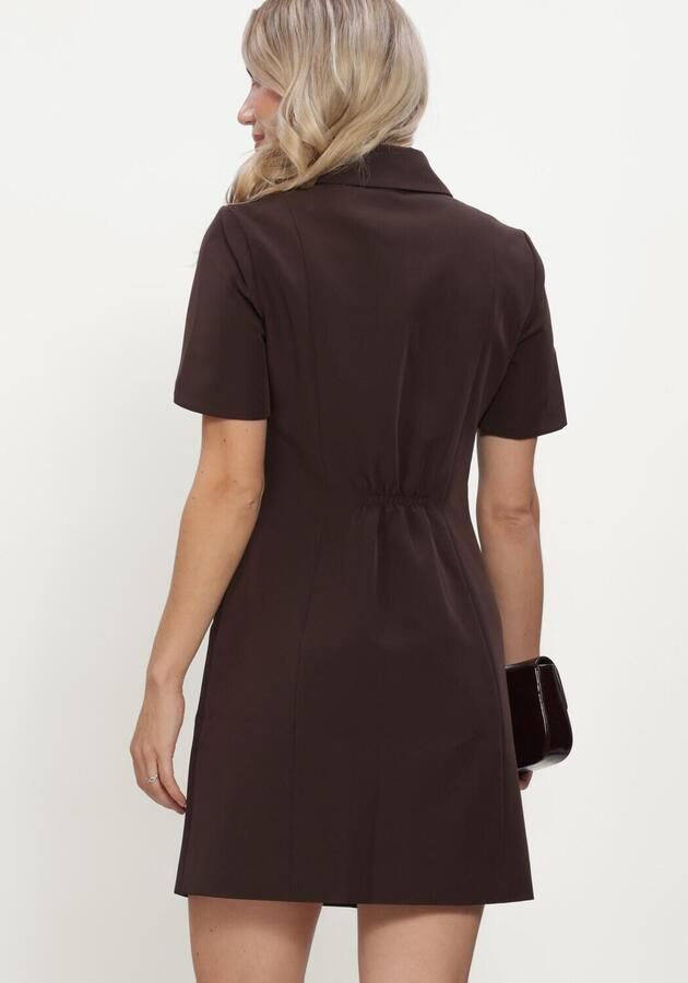 BRUUNS BAZAAR Dames Jurken Rubysusbbzendia Dress Bruin - Foto 3