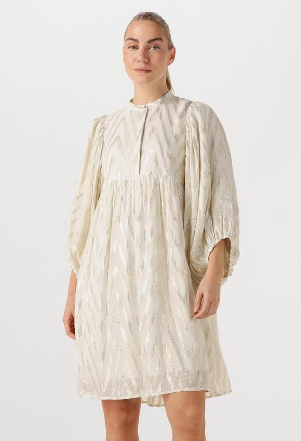 BRUUNS BAZAAR Dames Jurken Sarina Dress Gebroken Wit - Foto 4