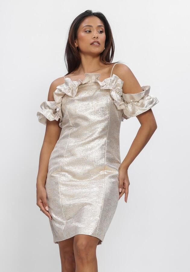 BRUUNS BAZAAR Dames Jurken Wallichiabbmartha Dress Goud