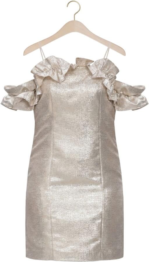BRUUNS BAZAAR Dames Jurken Wallichiabbmartha Dress Goud - Foto 4