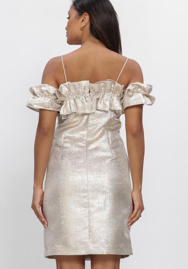 BRUUNS BAZAAR Dames Jurken Wallichiabbmartha Dress Goud - Foto 2