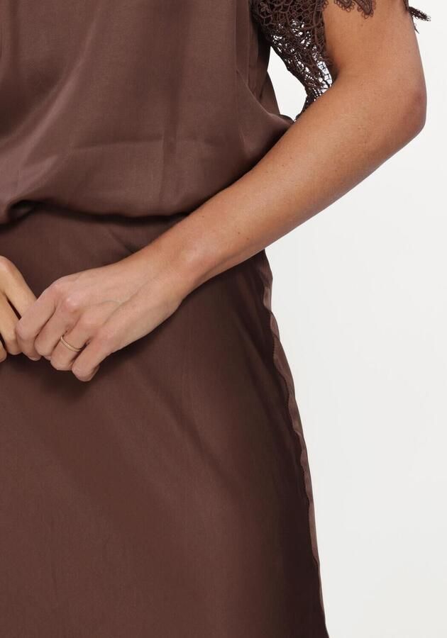 BRUUNS BAZAAR Dames Rokken Korthalsiabbjoanelle Skirt Bruin - Foto 3