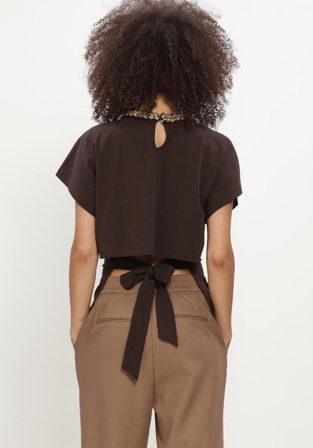 BRUUNS BAZAAR Dames Tops & T-shirts Alnusbbverena Blouse Bruin - Foto 3
