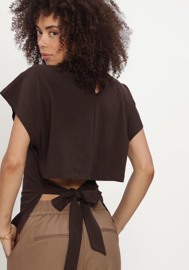 BRUUNS BAZAAR Dames Tops & T-shirts Alnusbbverena Blouse Bruin - Foto 4