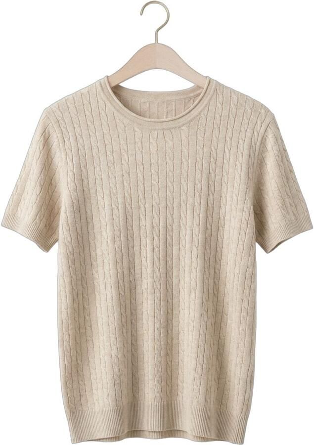 BRUUNS BAZAAR Dames Tops & T-shirts Anemonebbglenda Knit Beige - Foto 2