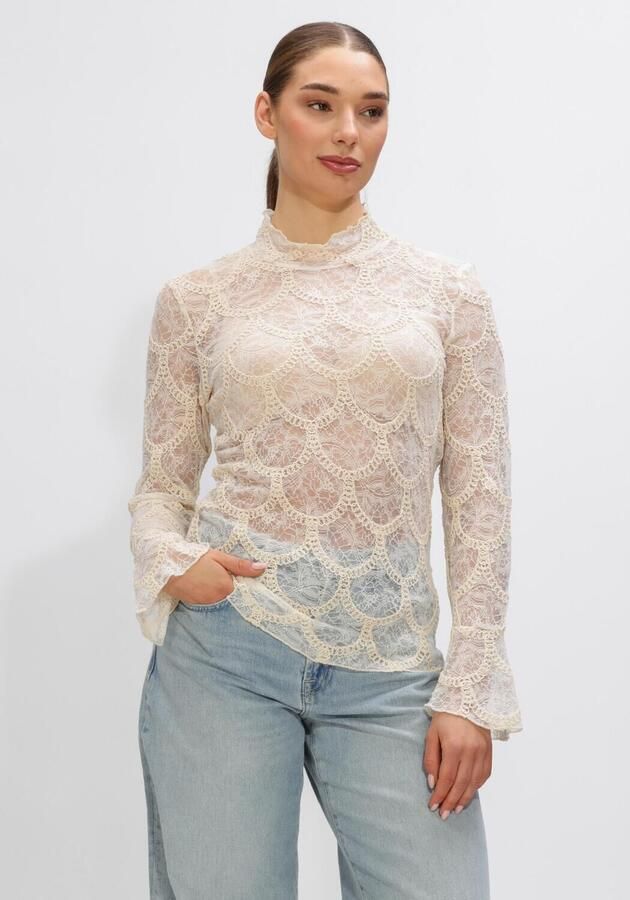 BRUUNS BAZAAR Dames Tops & T-shirts Deodarabbsuzi Blouse Creme