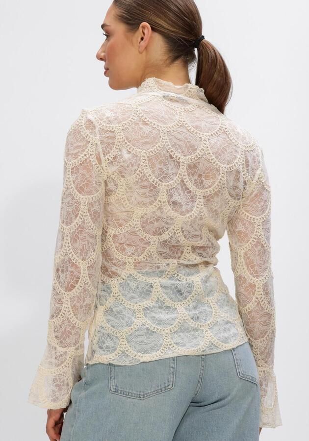 BRUUNS BAZAAR Dames Tops & T-shirts Deodarabbsuzi Blouse Creme - Foto 4