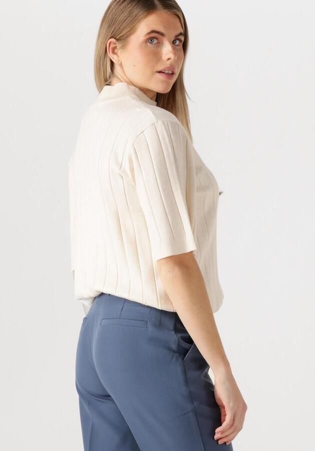 BRUUNS BAZAAR Dames Tops & T-shirts Glady Knit Ecru - Foto 3