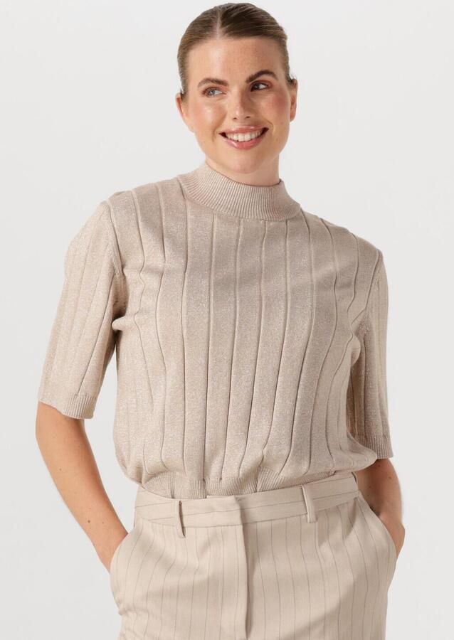 BRUUNS BAZAAR Dames Tops & T-shirts Glady Knit Zand - Foto 4