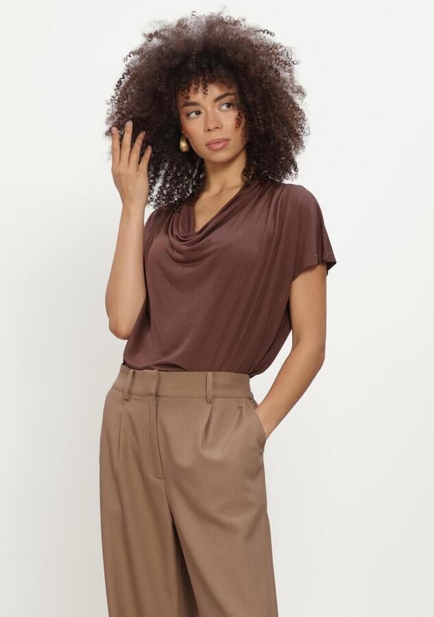 BRUUNS BAZAAR Dames Tops & T-shirts Katkabbginae Blouse Bruin