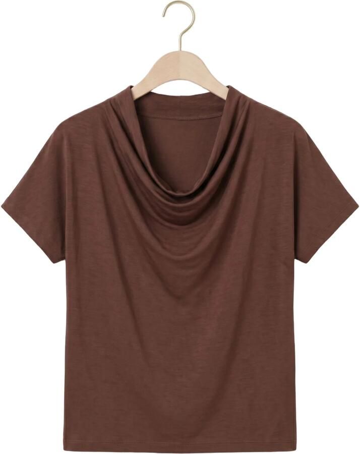 BRUUNS BAZAAR Dames Tops & T-shirts Katkabbginae Blouse Bruin - Foto 2