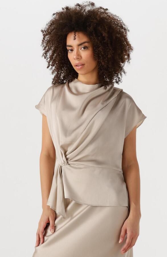 Bruuns Bazaar Gestreepte Blouse Silver Cloud Gray Dames - Foto 4