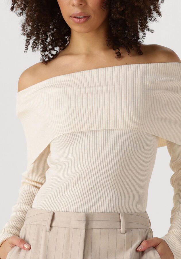 BRUUNS BAZAAR Dames Tops & T-shirts Tonna Knit Ecru