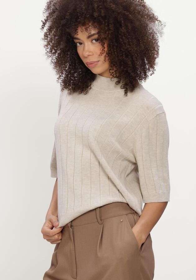 BRUUNS BAZAAR Dames Truien & Vesten Anemonebbglady Knit Beige - Foto 4