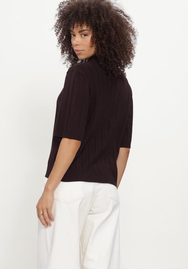 BRUUNS BAZAAR Dames Truien & Vesten Anemonebbglady Knit Bruin - Foto 3