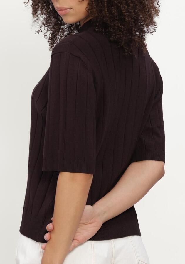 BRUUNS BAZAAR Dames Truien & Vesten Anemonebbglady Knit Bruin - Foto 4