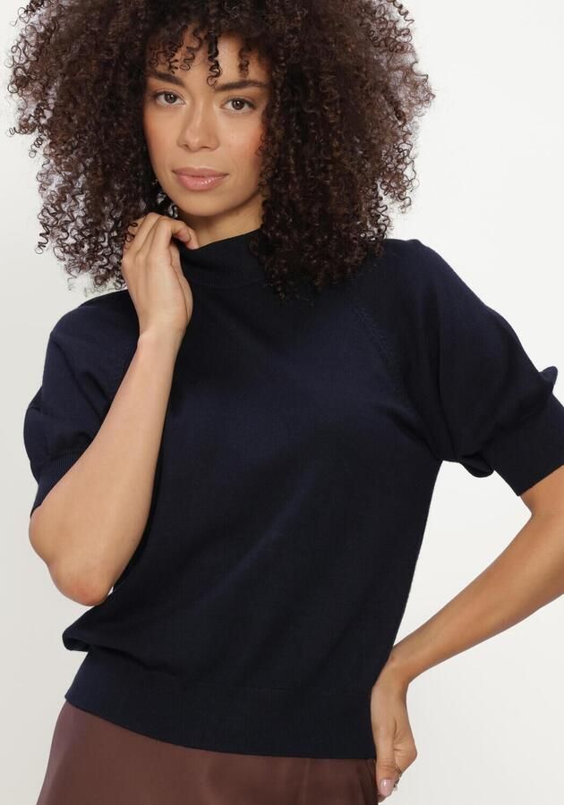BRUUNS BAZAAR Dames Truien & Vesten Anemonebbhalias Knit Donkerblauw - Foto 4